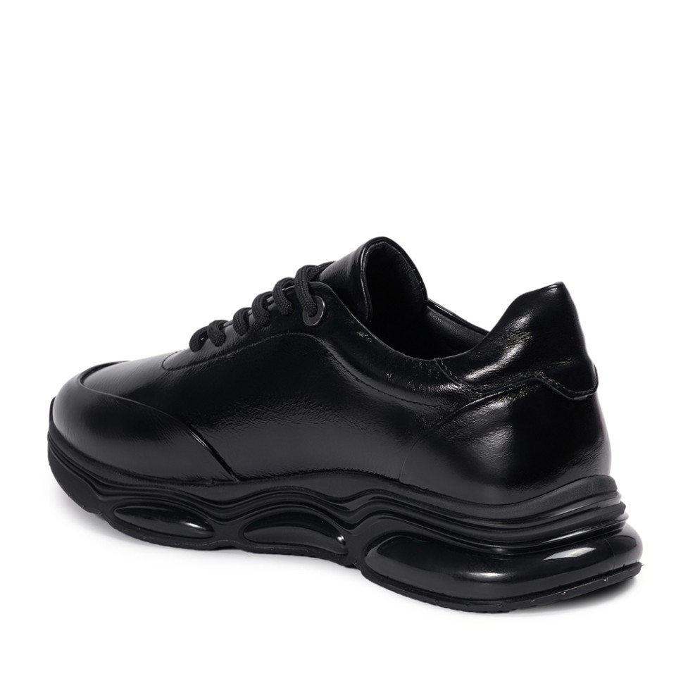 Zeytuk Siyah Sneakers Hakiki Deri Erkek Ayakkabı