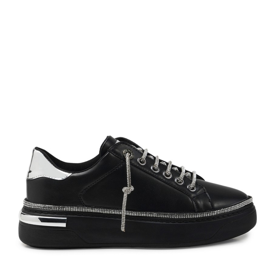 Zeytuk Siyah Sneakers Hakiki Deri Kadın Ayakkabı