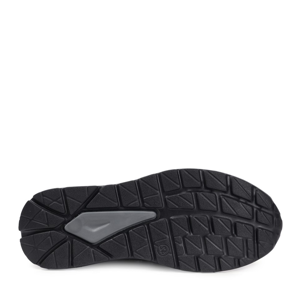 Zeytuk Siyah Sneakers Nubuk Erkek Ayakkabı