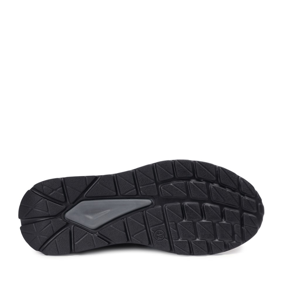 Zeytuk Siyah Sneakers Rugan Deri Erkek Ayakkabı