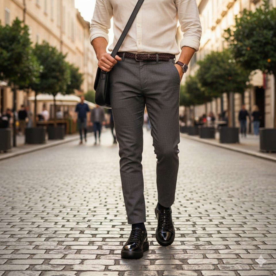 Zeytuk Siyah Sneakers Rugan Deri Erkek Ayakkabı