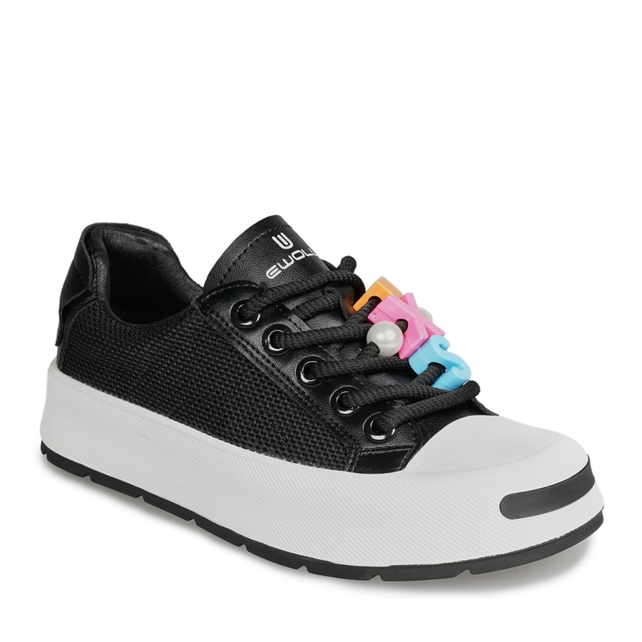 Zeytuk Siyah Sneakers Tekstil Kadın Ayakkabı