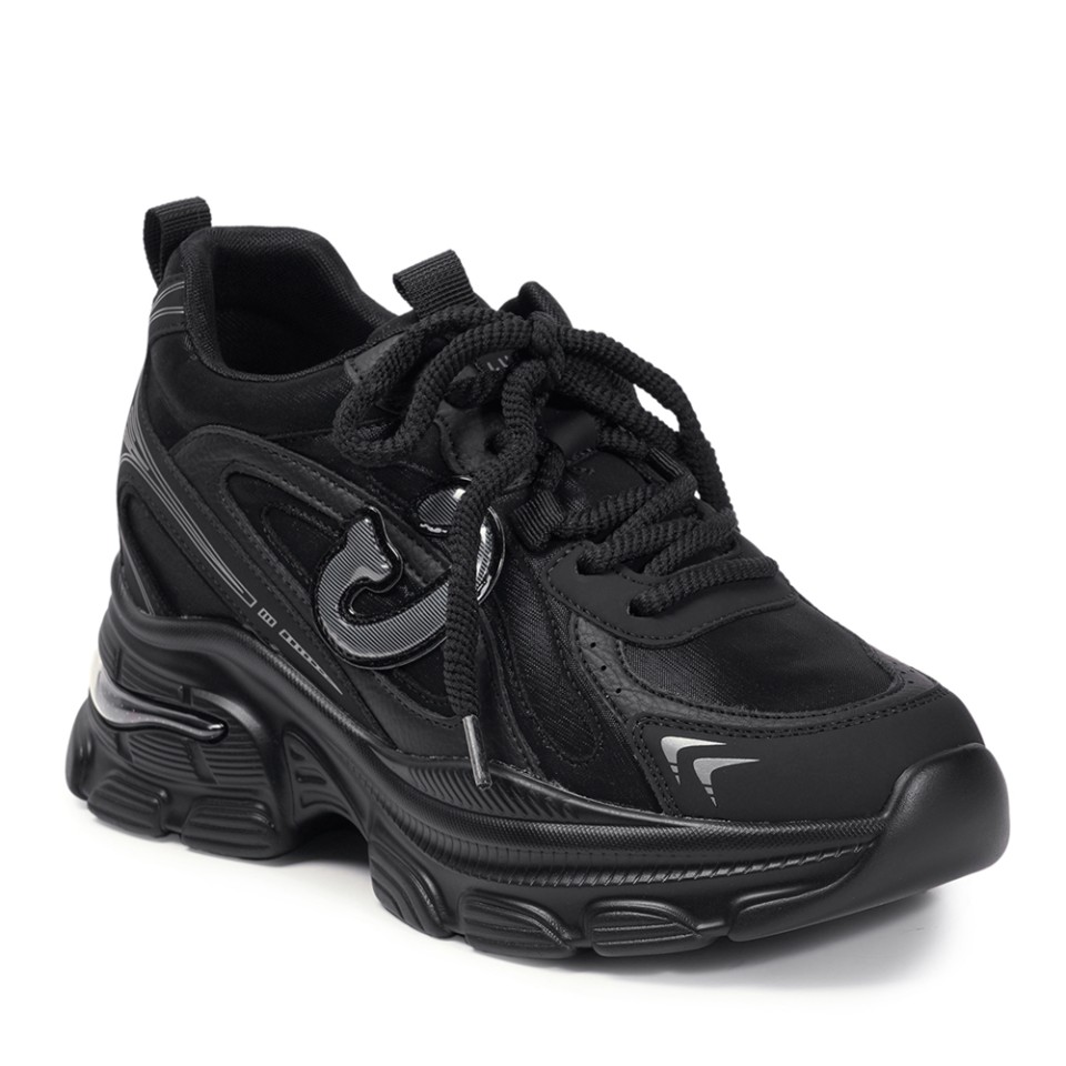 Zeytuk Siyah Sneakers Vegan Kadın Bot