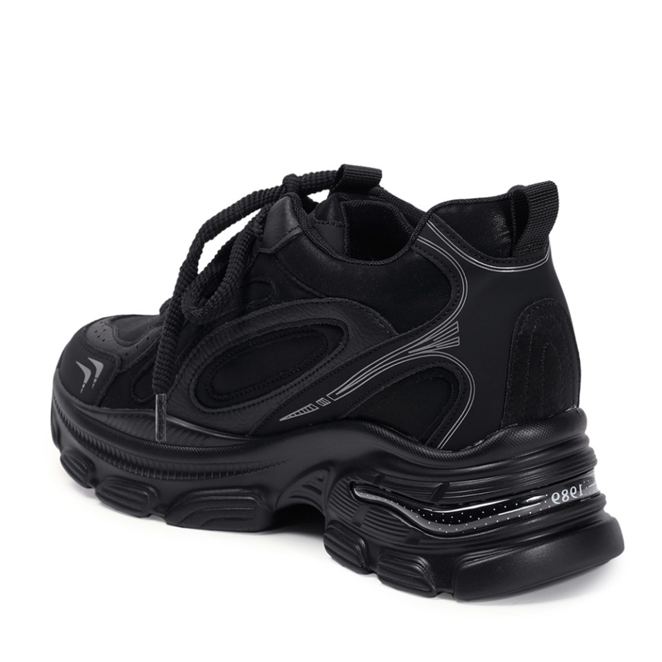 Zeytuk Siyah Sneakers Vegan Kadın Bot