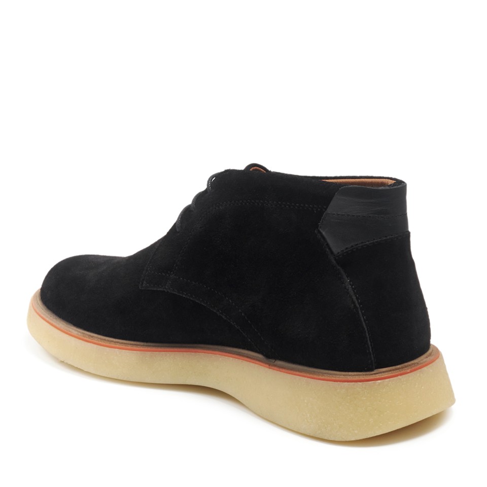 Zeytuk Siyah Süet Casual Erkek Bot