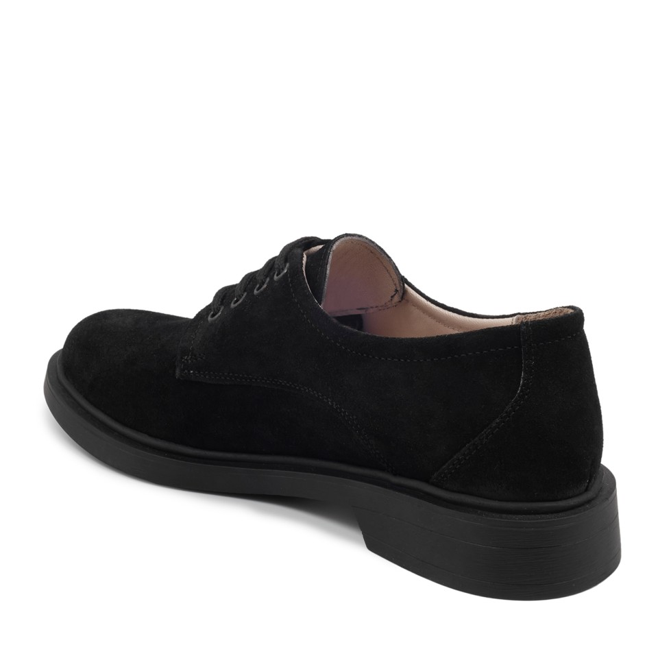 Zeytuk Siyah Süet Casual Kadın Ayakkabı 