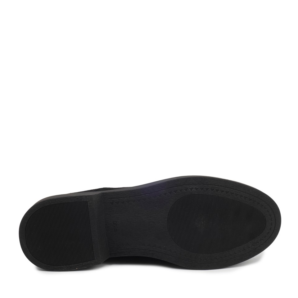 Zeytuk Siyah Süet Casual Kadın Ayakkabı 