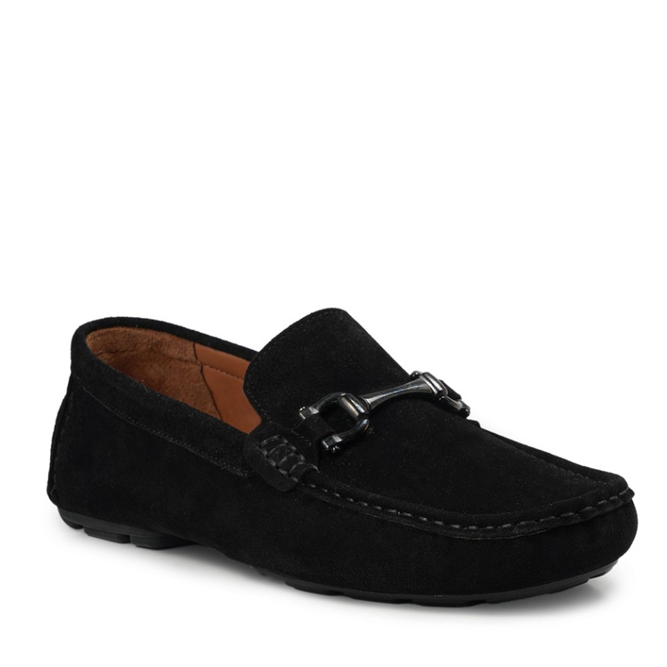 Zeytuk Siyah Süet Deri Casual Erkek Ayakkabı