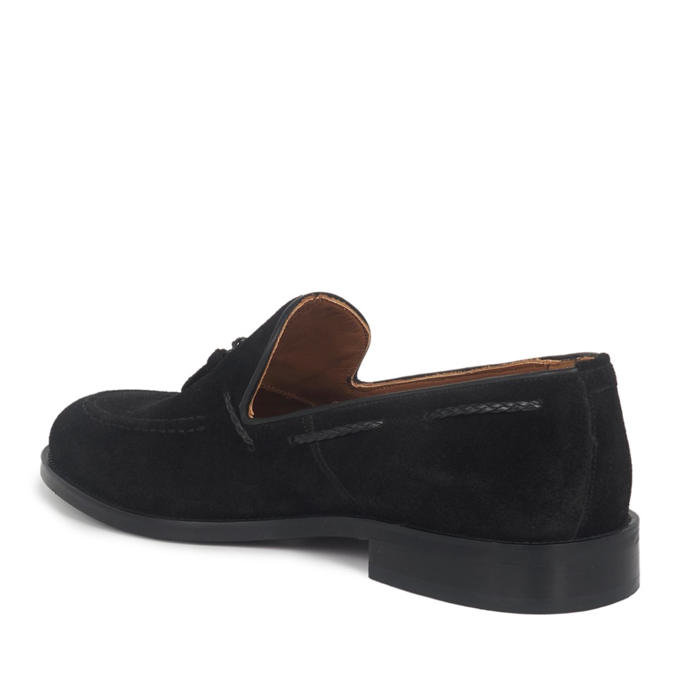 Zeytuk Siyah Süet Klasik Erkek Ayakkabı 