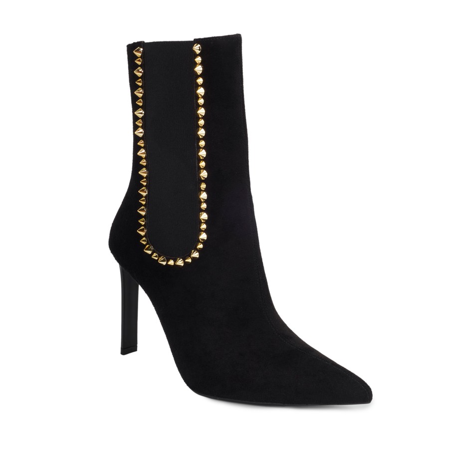 Zeytuk Siyah Süet Klasik Kadın Bot 