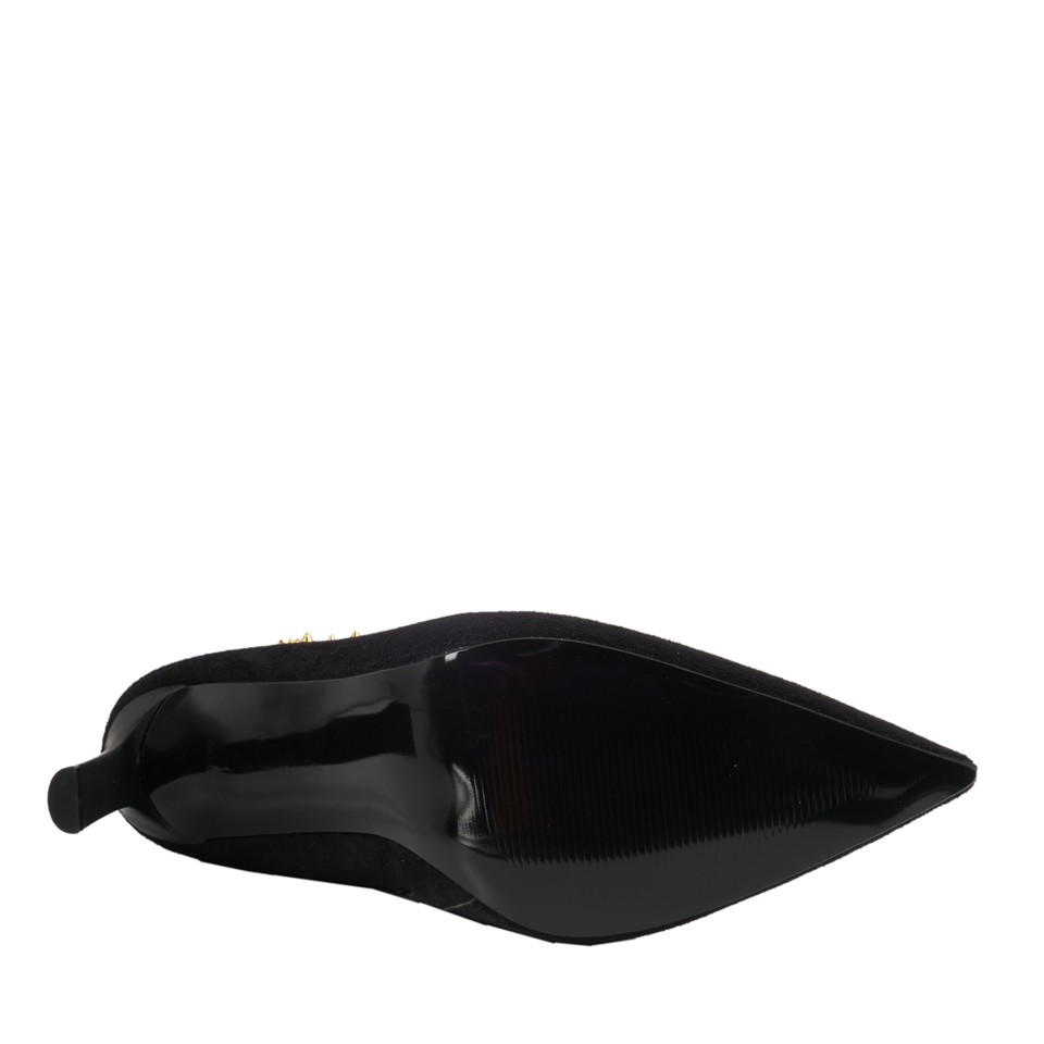 Zeytuk Siyah Süet Klasik Kadın Bot 