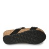 Zeytuk Siyah Taşlı Tekstil Kadın Terlik
