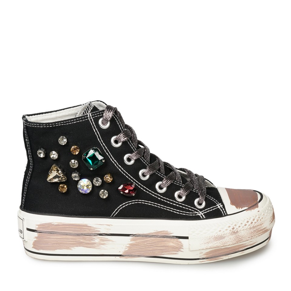 Zeytuk Siyah Tekstil Kadın Bot  