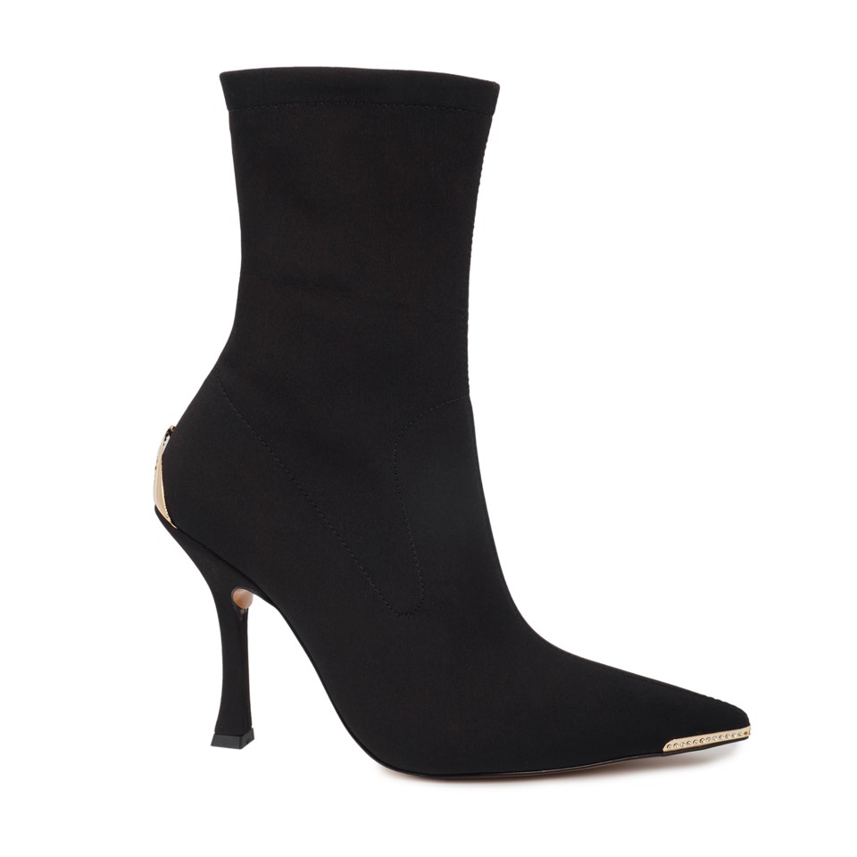 Zeytuk Siyah Tekstil Klasik Kadın Bot