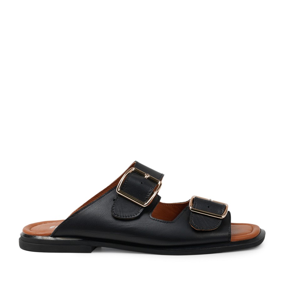 Zeytuk Siyah Terlik Deri Kadın Terlik 