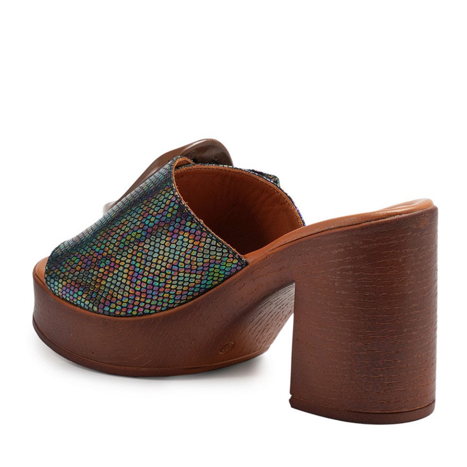 Zeytuk Siyah Terlik Deri Kadın Terlik