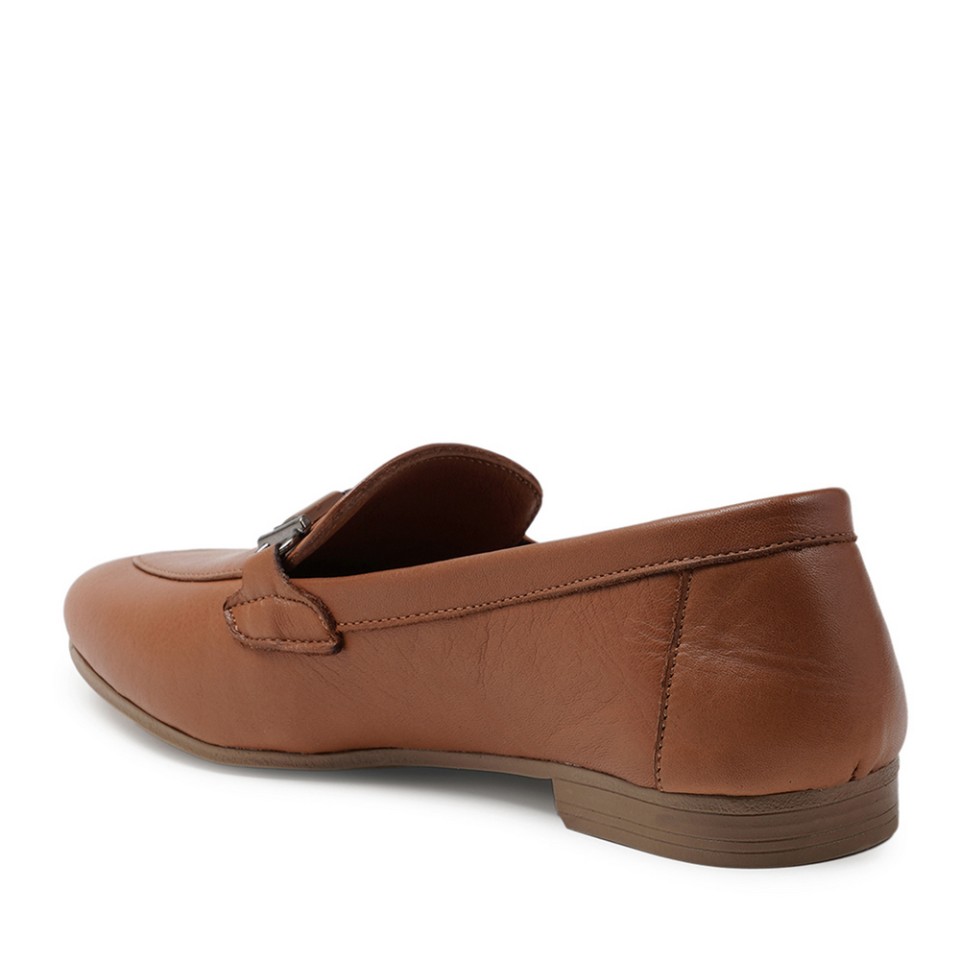 Zeytuk Taba Babet Deri Kadın Ayakkabı 