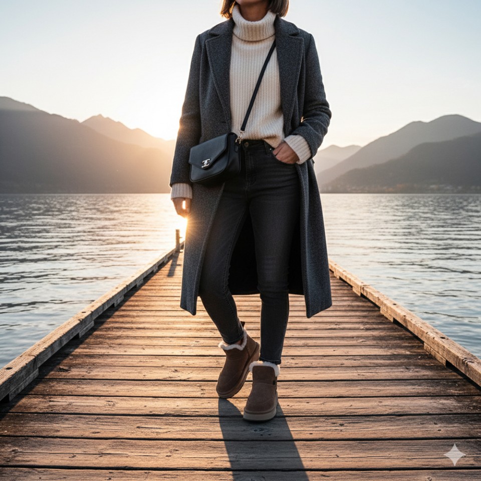 Zeytuk Taba Casual Süet Deri Kadın Bot