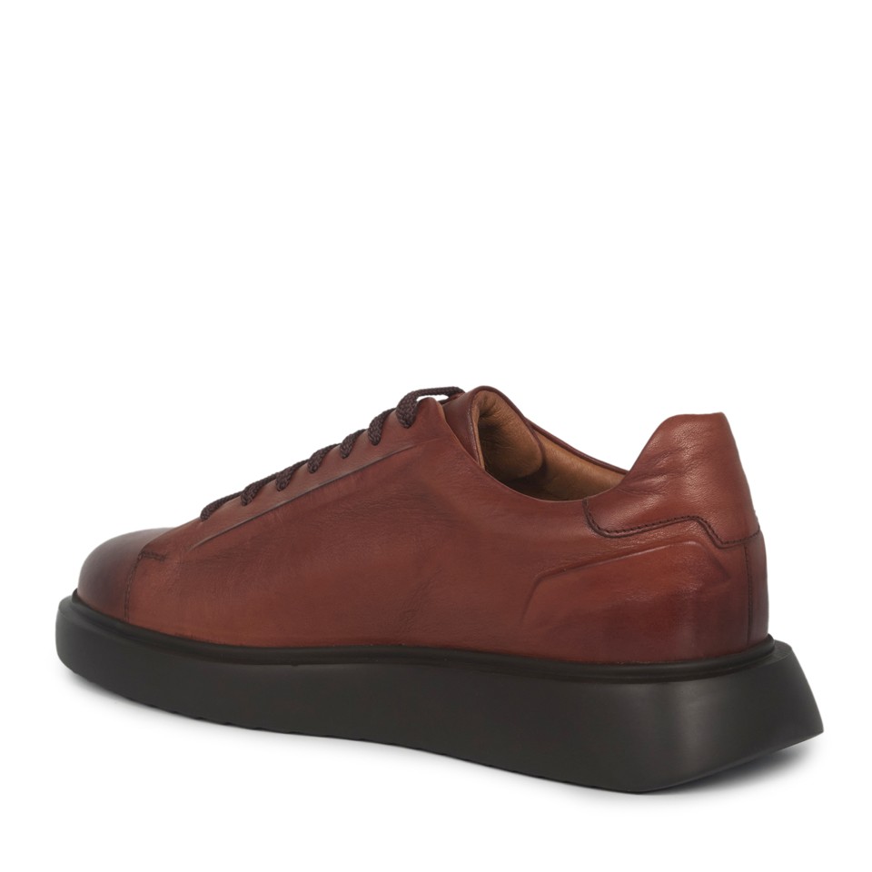 Zeytuk Taba Hakiki Deri Casual Erkek Ayakkabı 