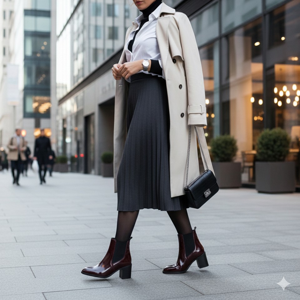 Zeytuk Topuklu Rugan Bordo Kadın Ayakkabı