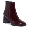 Zeytuk Topuklu Rugan Bordo Kadın Bot