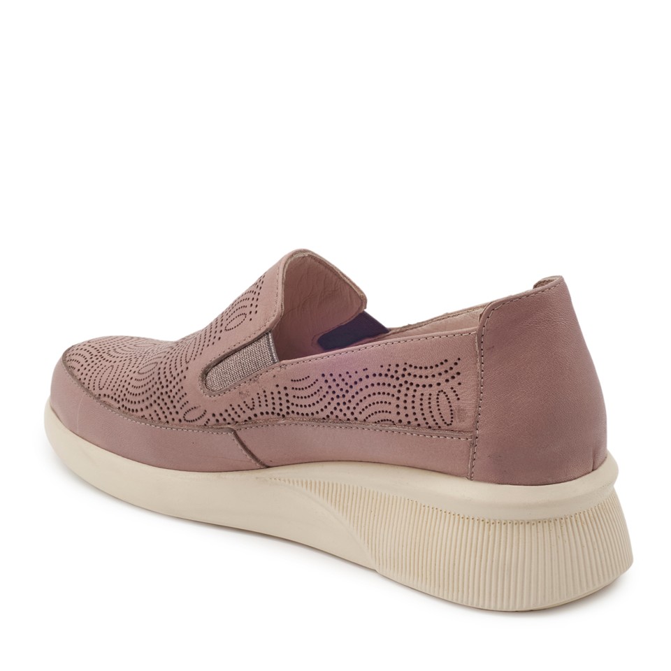 Zeytuk Vizon Hakiki Deri Casual Kadın Ayakkabı 