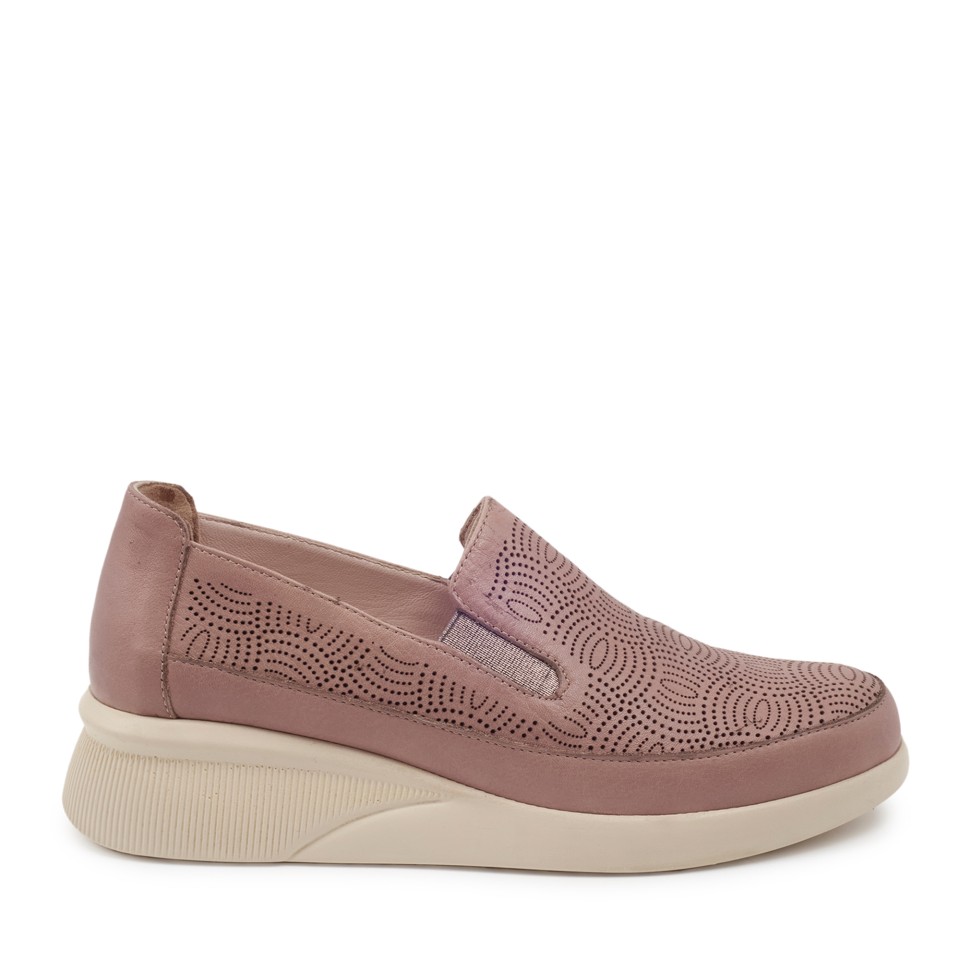 Zeytuk Vizon Hakiki Deri Casual Kadın Ayakkabı