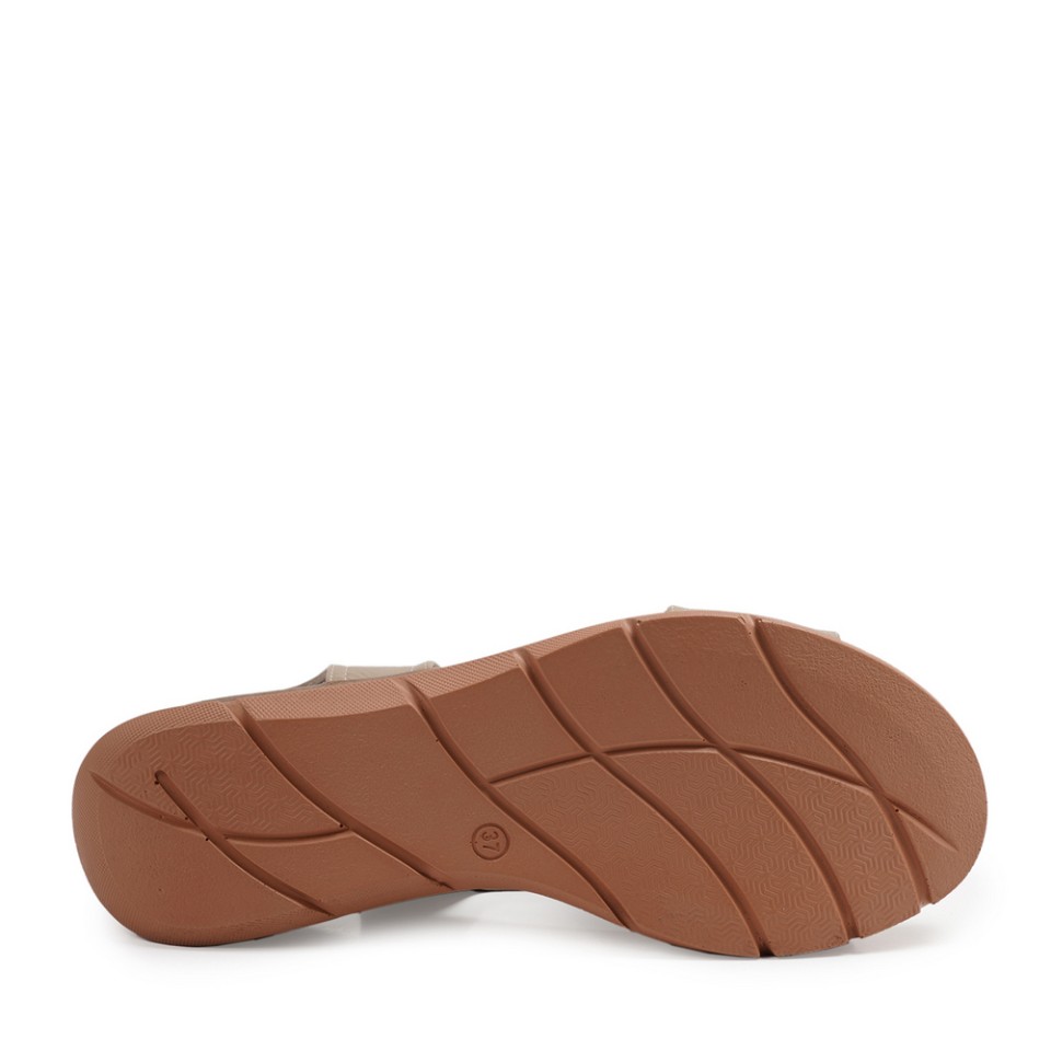 Zeytuk Vizon Hakiki Deri Kadın Sandalet