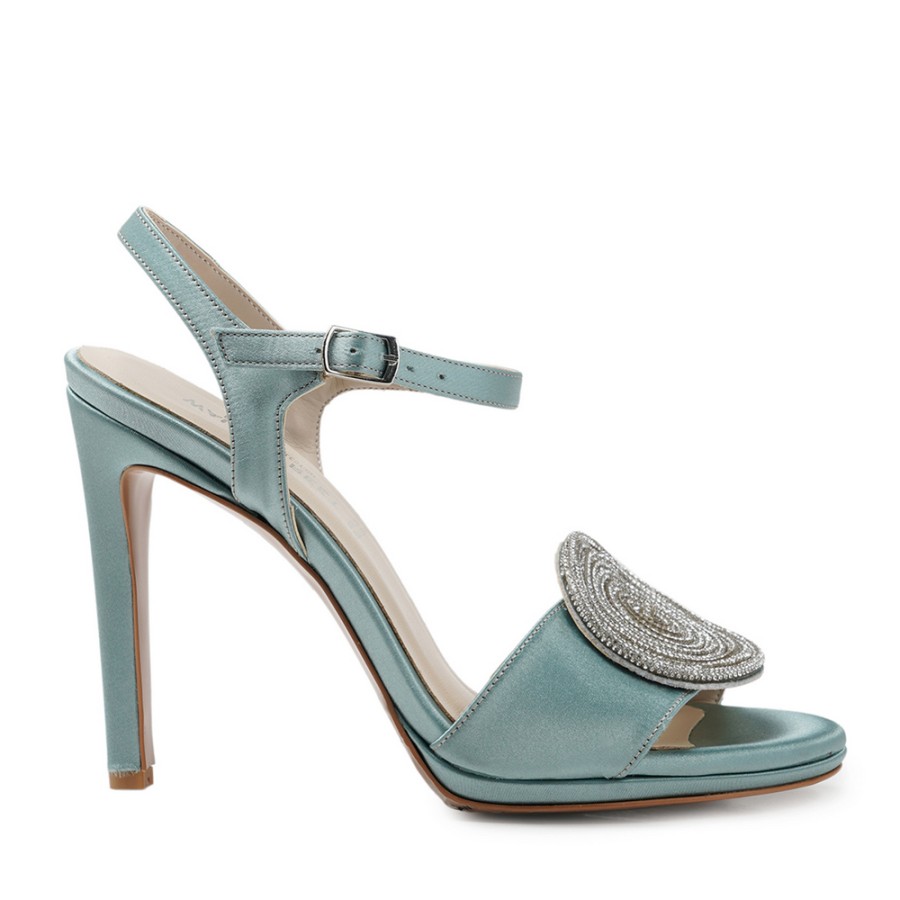 Zeytuk Yeşil Abiye Tekstil Kadın Ayakkabı 