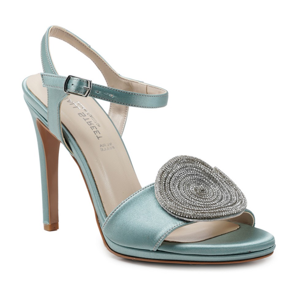 Zeytuk Yeşil Abiye Tekstil Kadın Ayakkabı