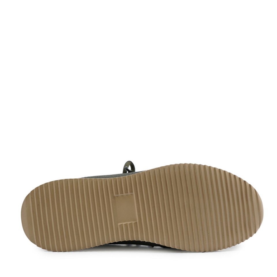 Zeytuk Yeşil Tekstil-Süet Erkek Sneakers